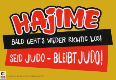 Hajime seid Judo Bleibt Judo